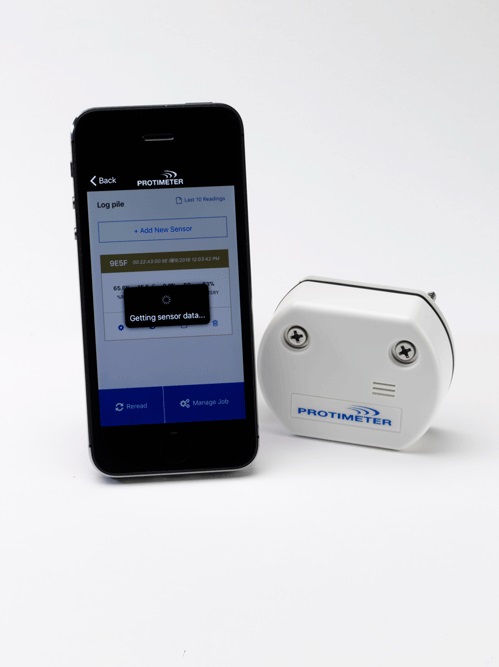 Protimeter BLE With Phone Getting Sensor Data-1